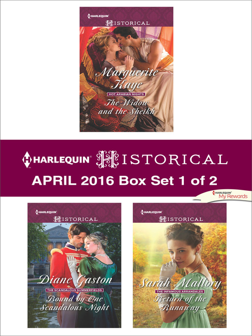 Title details for Harlequin Historical April 2016, Box Set 1 of 2 by Marguerite Kaye - Available